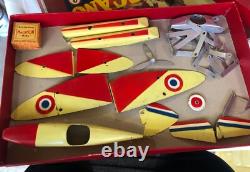 Jouet ancien Mecavion construction aéronautique années 50