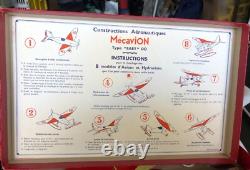 Jouet ancien Mecavion construction aéronautique années 50