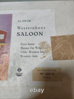 Jouet ancien bois en boite VERO village western Saloon Shérif General stores 70