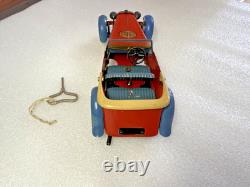 Jouet ancien de 1939 Voiture Meccano 1 en métal avec sa clé en état de marche