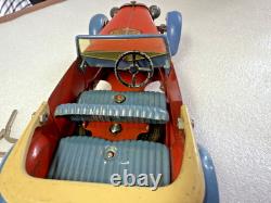 Jouet ancien de 1939 Voiture Meccano 1 en métal avec sa clé en état de marche
