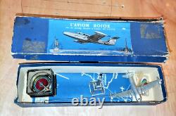 Jouet ancien rare Gyroscope tour eiffel MW Paris France vintage L'AVION ROTOR