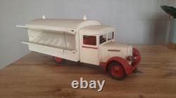 Jouet citroen renault grand camion au cochon rose original long 54 cm