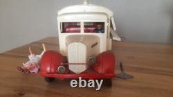 Jouet citroen renault grand camion au cochon rose original long 54 cm