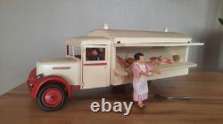 Jouet citroen renault grand camion au cochon rose original long 54 cm