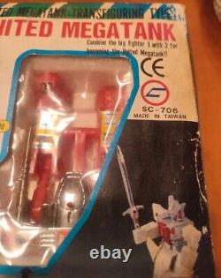 Jouet vintage Chogokin ancien Ancien jeu Transformer United Megatank