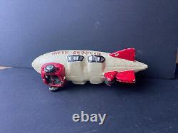 Jouet vintage rare Graf Zeppelin Zepplin fonte objet de collection dirigéable