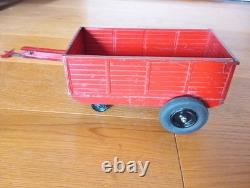 Jouets Andre Citroen Rare Remorque Ridelle Ref 510 Rouge 1933/1934