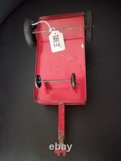 Jouets Andre Citroen Rare Remorque Ridelle Ref 510 Rouge 1933/1934