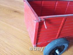 Jouets Andre Citroen Rare Remorque Ridelle Ref 510 Rouge 1933/1934