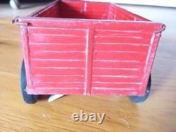 Jouets Andre Citroen Rare Remorque Ridelle Ref 510 Rouge 1933/1934