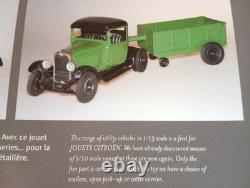 Jouets Andre Citroen Rare Remorque Ridelle Ref 510 Rouge 1933/1934