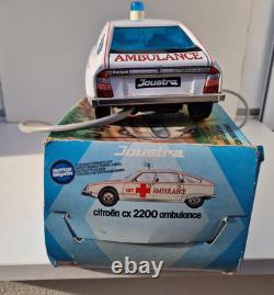 Joustra Citroën CX Pallas Ambulance neuve boite d'origine jouet ancien en tôle