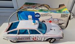Joustra Citroën CX Pallas Ambulance neuve boite d'origine jouet ancien en tôle