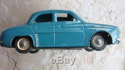 Joustra Renault Dauphine Electrique Tôle Ancien Jouet Vintage Tin Toy Car