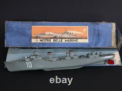 Jrd Navire De Guerre N°10 Notre Belle Marine En Boite D'origine Des Annees 50