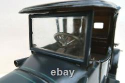 Karl Bub Limousine Auto Tole Lithographiée Mecanique 31 Cm Germany 1920