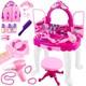 Kinderplay Coiffeuse Enfant Table De Maquillage Fonction De Lumièreavec Tab