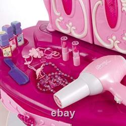 Kinderplay Coiffeuse Enfant Table de Maquillage Fonction de Lumièreavec Tab