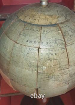 LA TERRE EN MORCEAUX NOUVEAU JEU DE CONSTRUCTION 1901 / jouet ancien