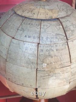 LA TERRE EN MORCEAUX NOUVEAU JEU DE CONSTRUCTION 1901 / jouet ancien