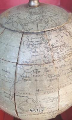 LA TERRE EN MORCEAUX NOUVEAU JEU DE CONSTRUCTION 1901 / jouet ancien