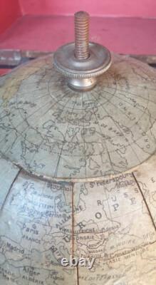 LA TERRE EN MORCEAUX NOUVEAU JEU DE CONSTRUCTION 1901 / jouet ancien