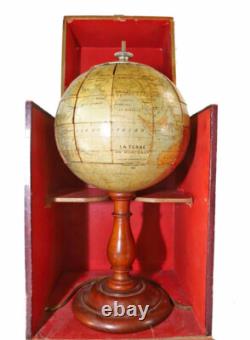 LA TERRE EN MORCEAUX NOUVEAU JEU DE CONSTRUCTION 1901 / jouet ancien