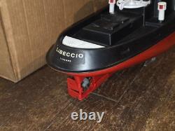 LIBECCIO Bateau Remorqueur Vintage Boîte d'Origine 60-70