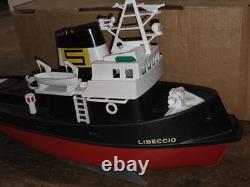 LIBECCIO Bateau Remorqueur Vintage Boîte d'Origine 60-70