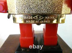 LOT 2 ROBOTS TOLE ET PLASTIQUE-S. H HORIKAWA GEAR-ATTAKING MARTIAN-1960s/1970s