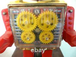 LOT 2 ROBOTS TOLE ET PLASTIQUE-S. H HORIKAWA GEAR-ATTAKING MARTIAN-1960s/1970s