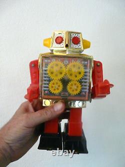 LOT 2 ROBOTS TOLE ET PLASTIQUE-S. H HORIKAWA GEAR-ATTAKING MARTIAN-1960s/1970s