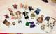 Lot Maison Poupee Ancienne 5 Poupees +fleurs+chaise+courte Pointe+accessoires