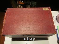 Lanterne magique cinematrographe Lapierre Carré 1890+plaques+boite origine