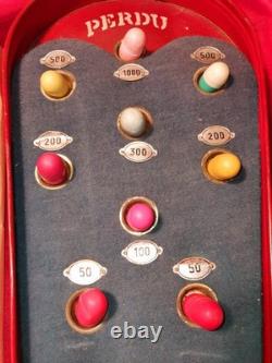 Le Culbuto Jeu De Culbutants 48cm Complet Ancien Jeu de Bar Antic French Game