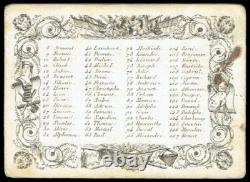 Le sorcier du XIX ème siècle 1840 / jeu ancien antique game