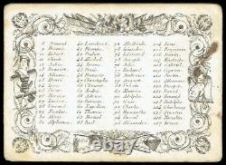 Le sorcier du XIX ème siècle 1840 / jeu ancien antique game