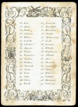 Le sorcier du XIX ème siècle 1840 / jeu ancien antique game