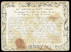 Le sorcier du XIX ème siècle 1840 / jeu ancien antique game