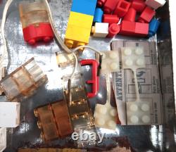 Lego Ancien Train 113 + Nombreux Rails + Pieces + 5 Boites et 9 Livrets 1966