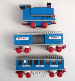 Lego Ancien Train 113 + Nombreux Rails + Pieces + 5 Boites et 9 Livrets 1966