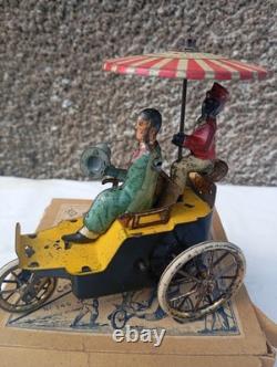 Lehmann Auto Onkel Jouet Mécanique Je Fais Le Tour Du Monde Avec Boite D Origine