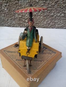 Lehmann Auto Onkel Jouet Mécanique Je Fais Le Tour Du Monde Avec Boite D Origine
