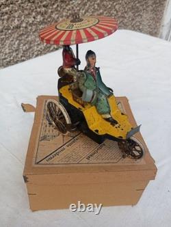 Lehmann Auto Onkel Jouet Mécanique Je Fais Le Tour Du Monde Avec Boite D Origine