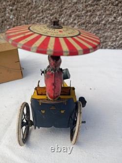 Lehmann Auto Onkel Jouet Mécanique Je Fais Le Tour Du Monde Avec Boite D Origine