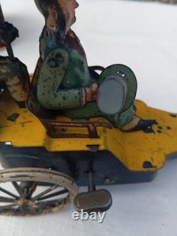 Lehmann Auto Onkel Jouet Mécanique Je Fais Le Tour Du Monde Avec Boite D Origine