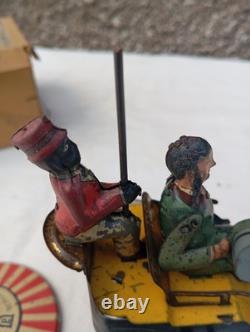 Lehmann Auto Onkel Jouet Mécanique Je Fais Le Tour Du Monde Avec Boite D Origine