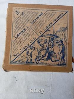Lehmann Auto Onkel Jouet Mécanique Je Fais Le Tour Du Monde Avec Boite D Origine