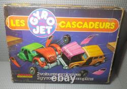 Les Cascadeurs Renault 4 L Citroën 2CV Gyro Jet Meccano 70's